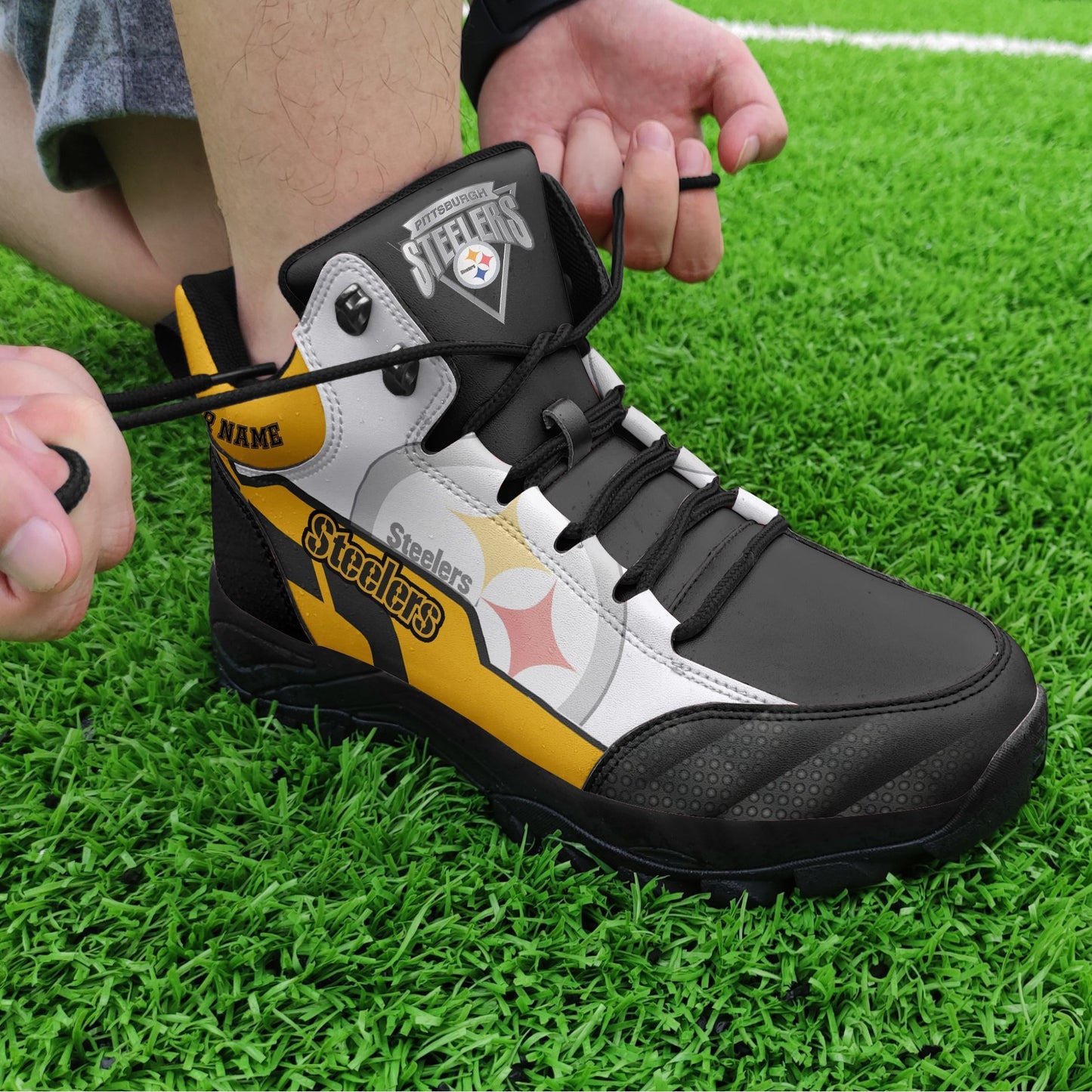Pittsburgh Steelers Personalized Hiking Shoes 67