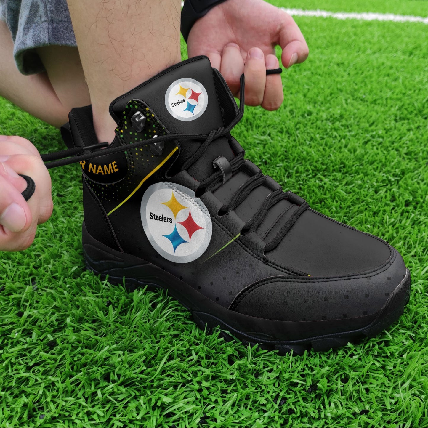 Pittsburgh Steelers Personalized Hiking Shoes 77