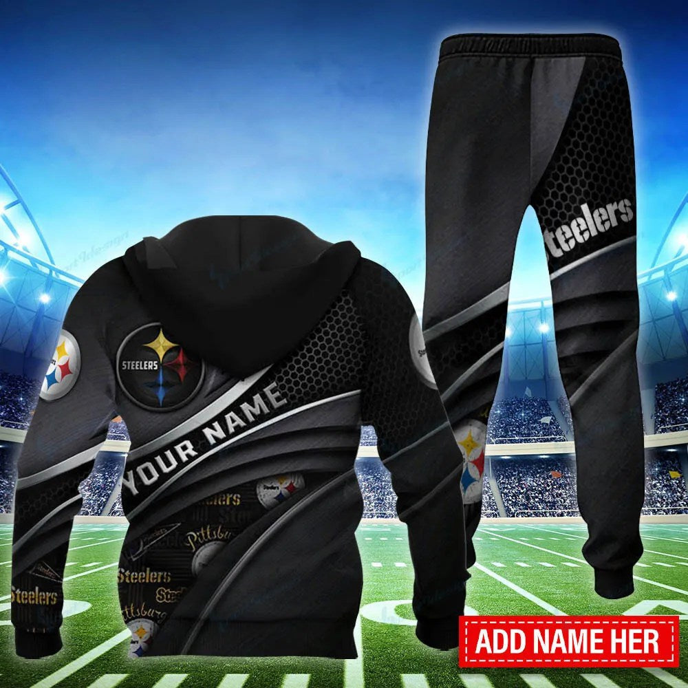 Pittsburgh Steelers Personalized Hoodie and Jogger Set SBG457