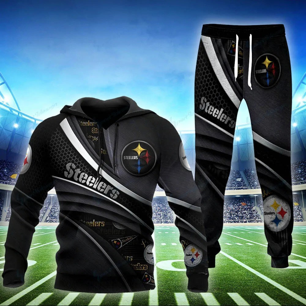 Pittsburgh Steelers Personalized Hoodie and Jogger Set SBG457
