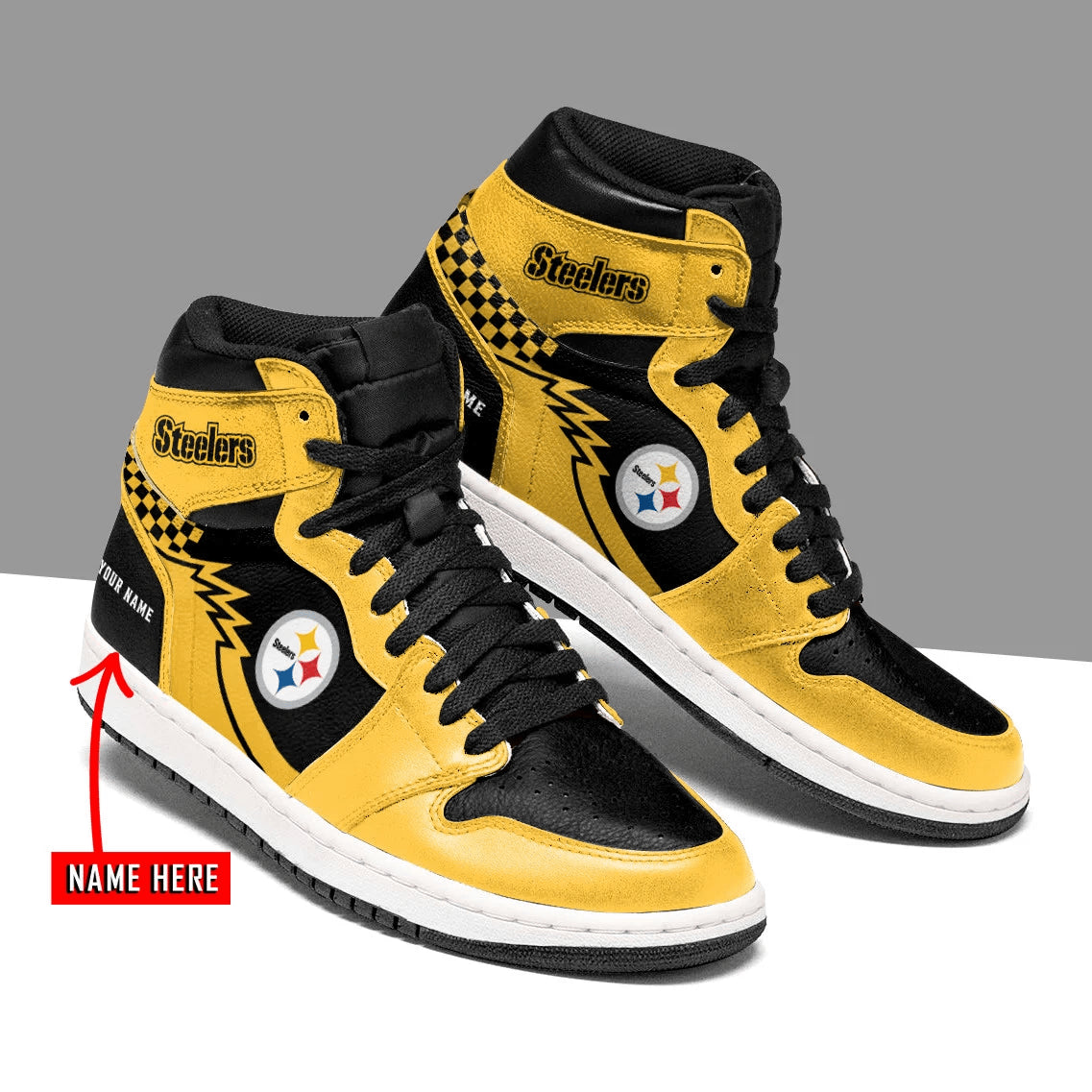 Pittsburgh Steelers Personalized JShoes BG015