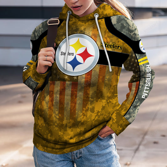 Pittsburgh Steelers Personalized Leggings And Hoodie BG88