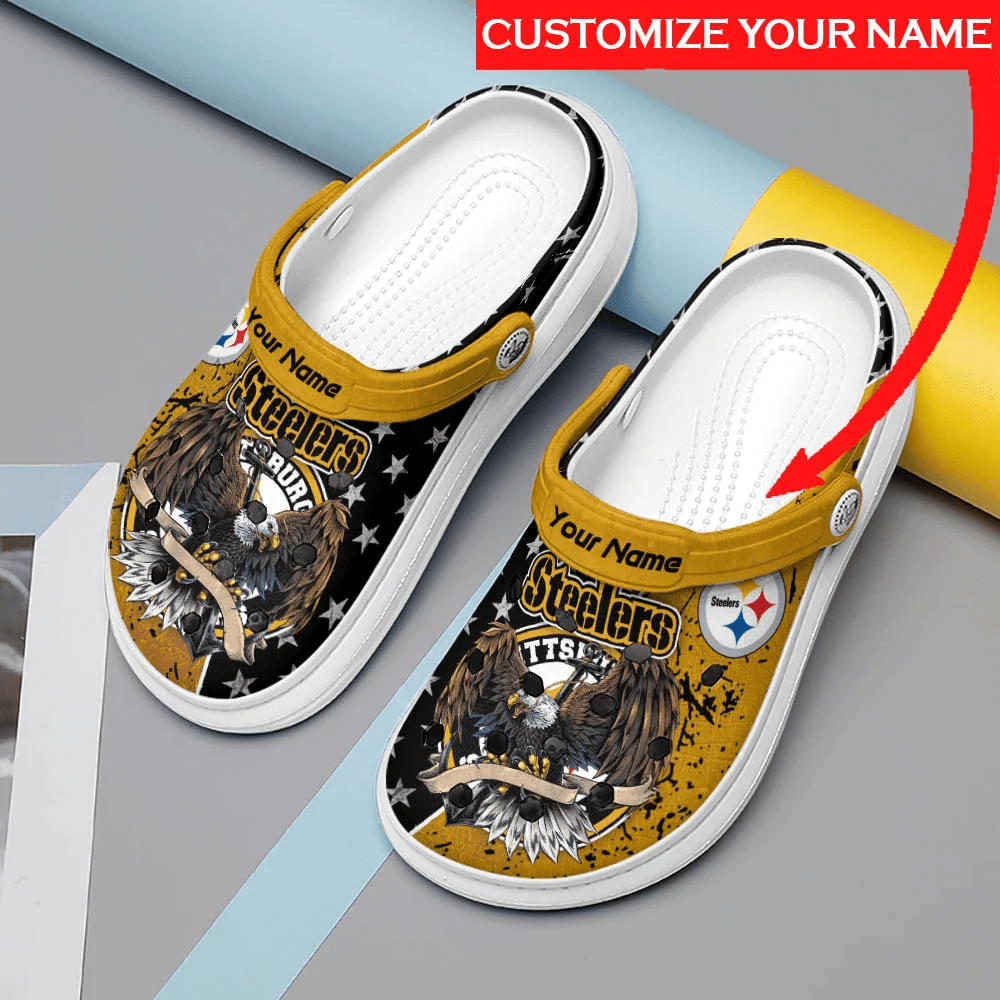 Pittsburgh Steelers Personalized Limited Clog BG109