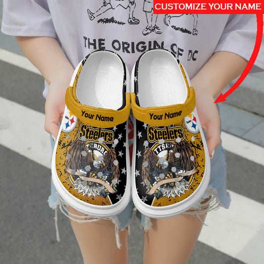 Pittsburgh Steelers Personalized Limited Clog BG109