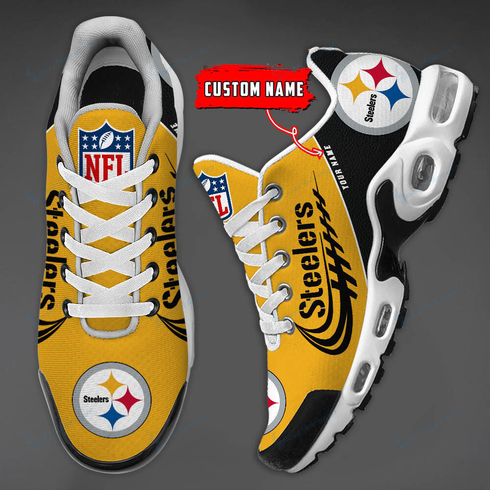 Pittsburgh Steelers Personalized Plus T-N Youth Sneakers BG25