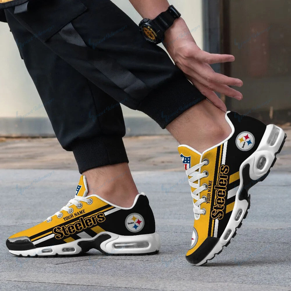 Pittsburgh Steelers Personalized Plus T-N Youth Sneakers BG74