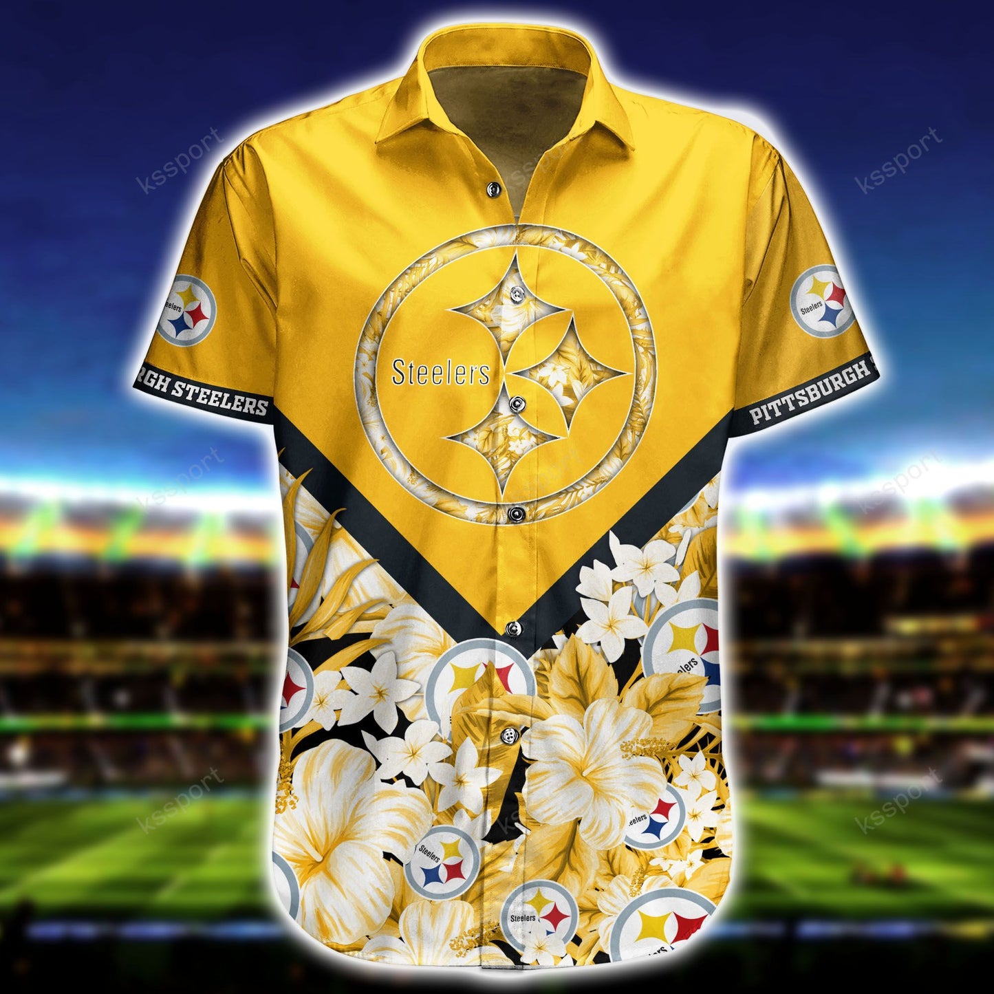 Pittsburgh Steelers Personalized Shirt and Shorts BG294