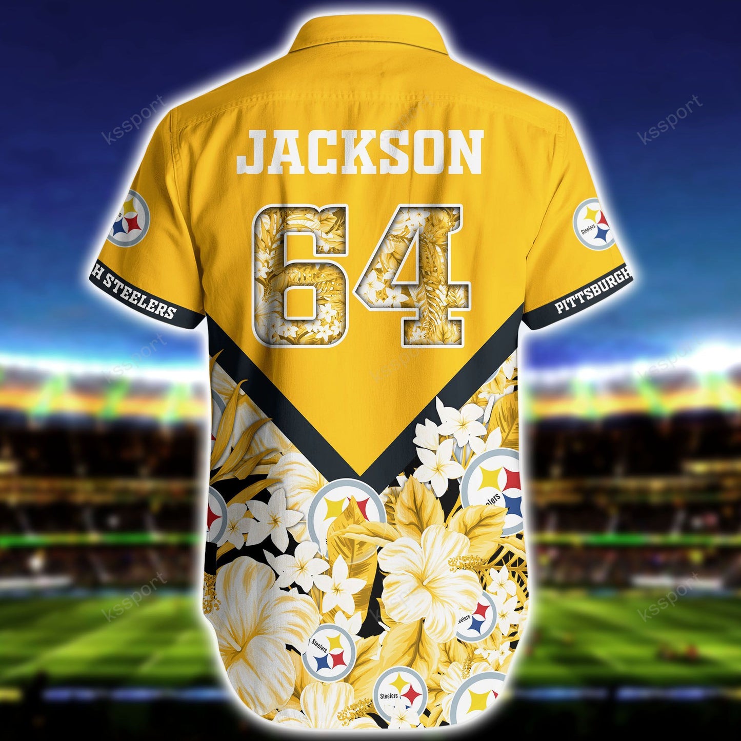 Pittsburgh Steelers Personalized Shirt and Shorts BG294