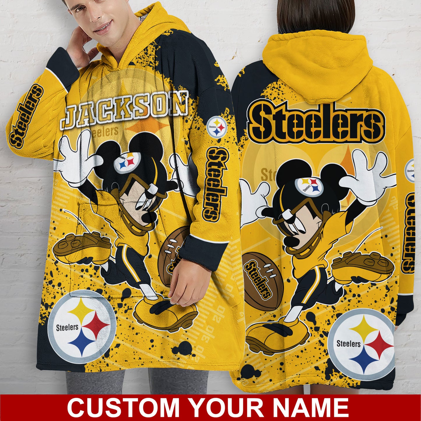 Pittsburgh Steelers Personalized Snug Hoodie BG36