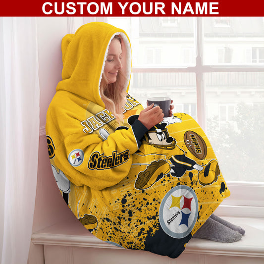 Pittsburgh Steelers Personalized Snug Hoodie BG36