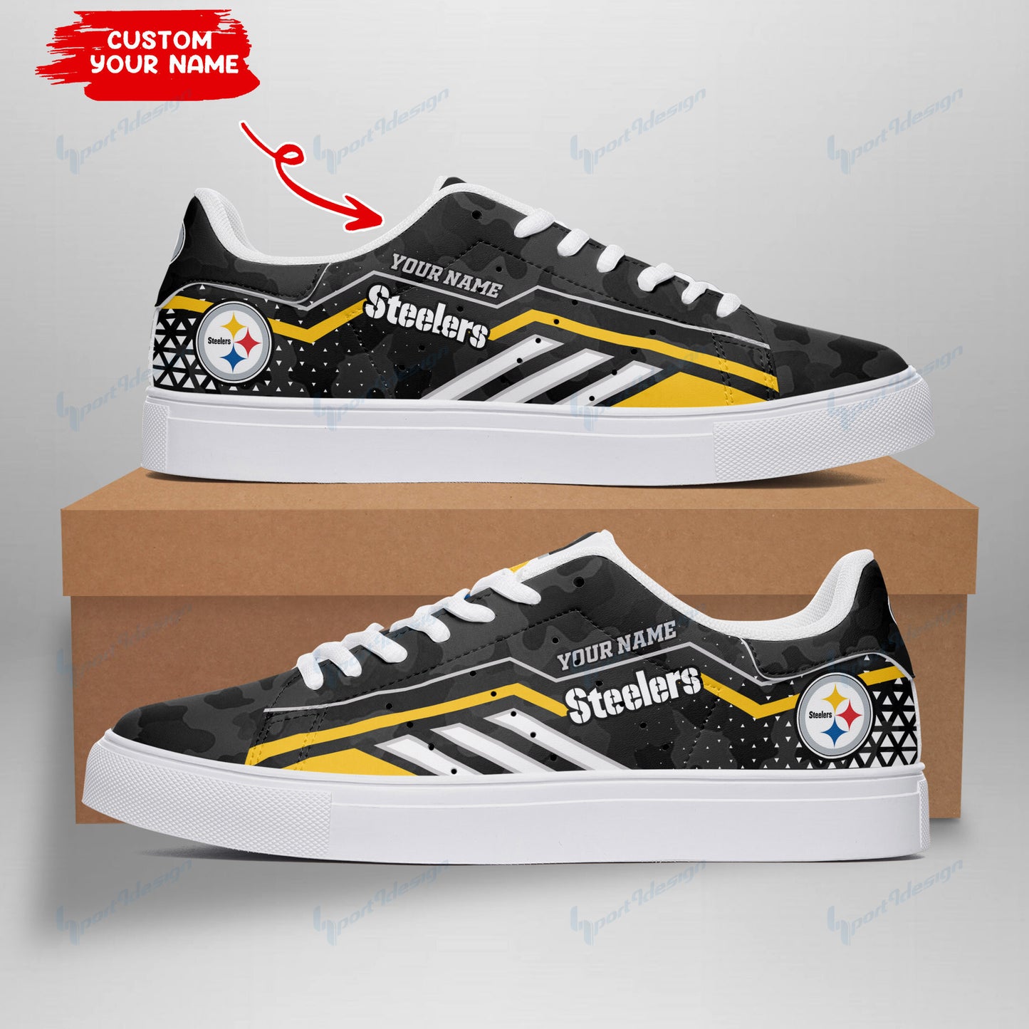 Pittsburgh Steelers Personalized SS Custom Sneakers BG150