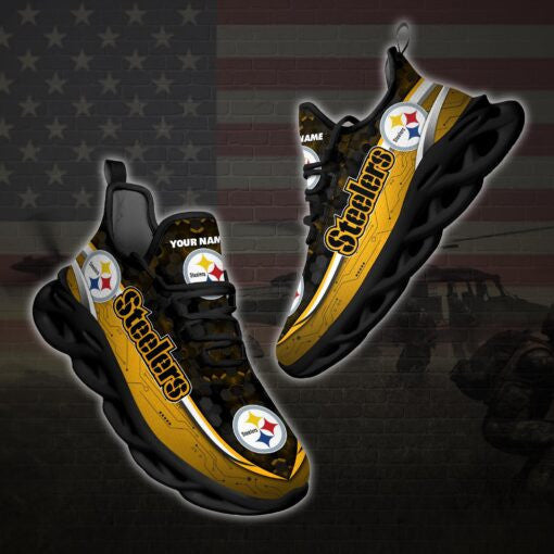 Pittsburgh Steelers Personalized Yezy Running Sneakers 78