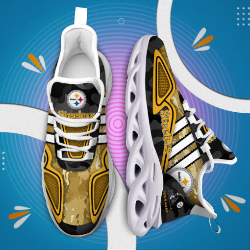 Pittsburgh Steelers Personalized Yezy Running Sneakers BB256