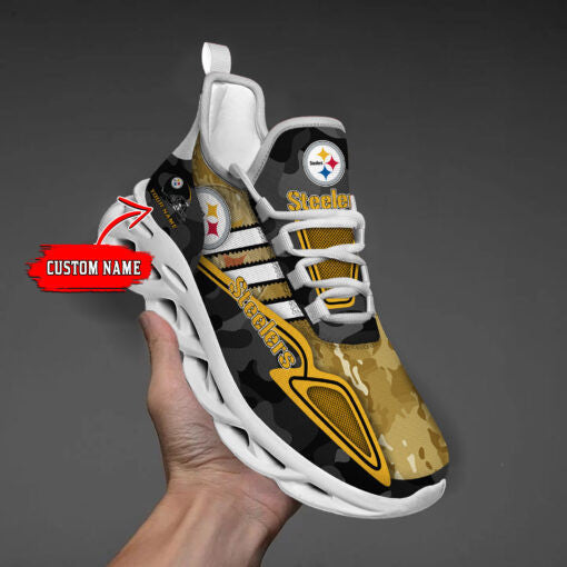 Pittsburgh Steelers Personalized Yezy Running Sneakers BB256