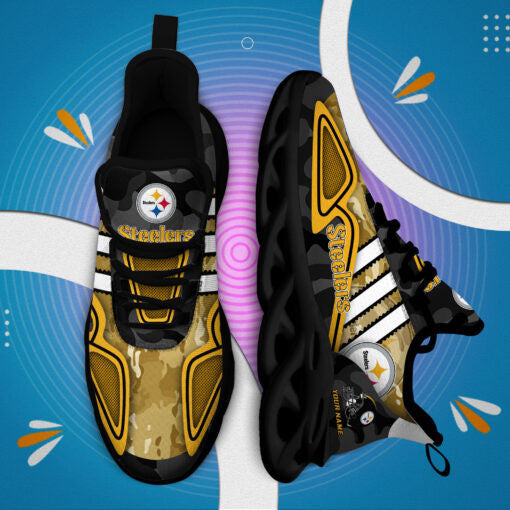 Pittsburgh Steelers Personalized Yezy Running Sneakers BB256