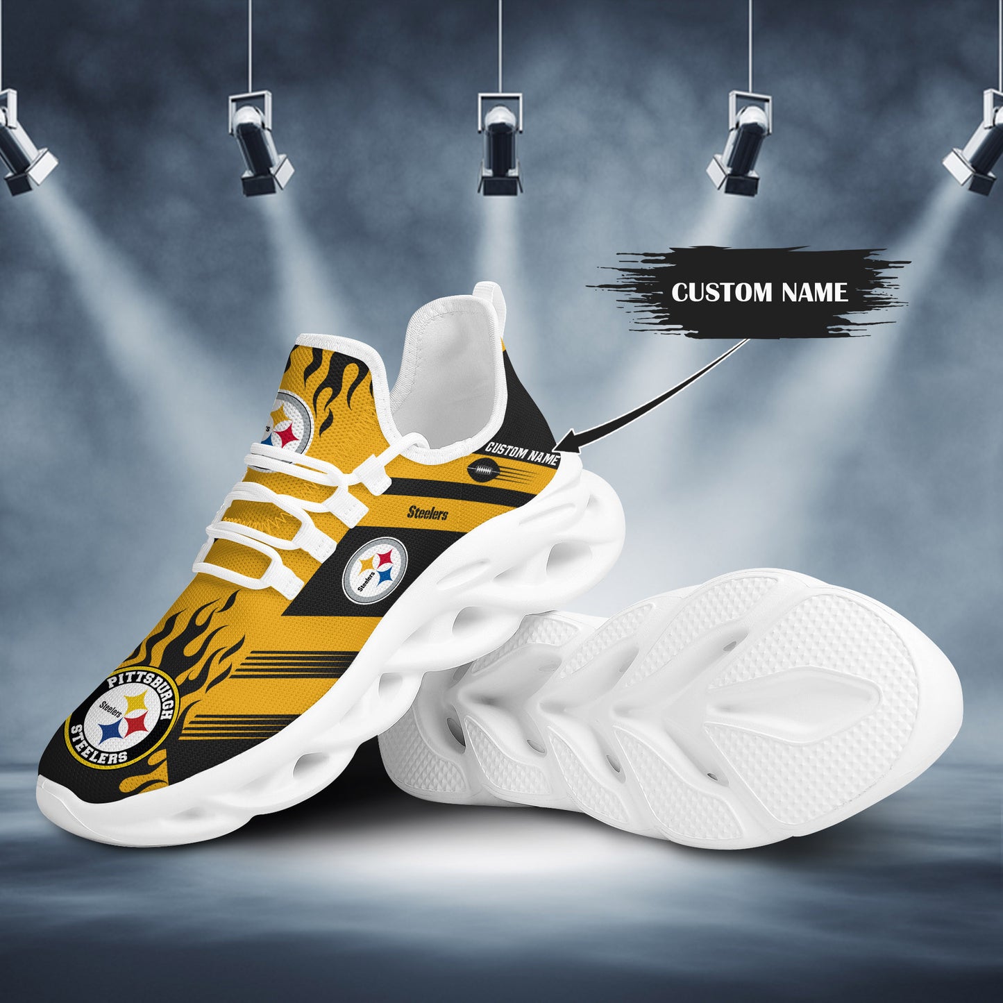Pittsburgh Steelers Personalized Yezy Running Sneakers BB597