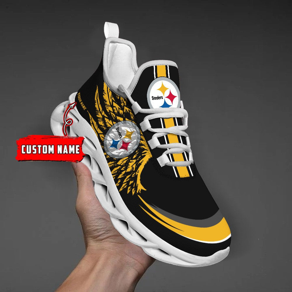 Pittsburgh Steelers Personalized Yezy Running Sneakers BB678