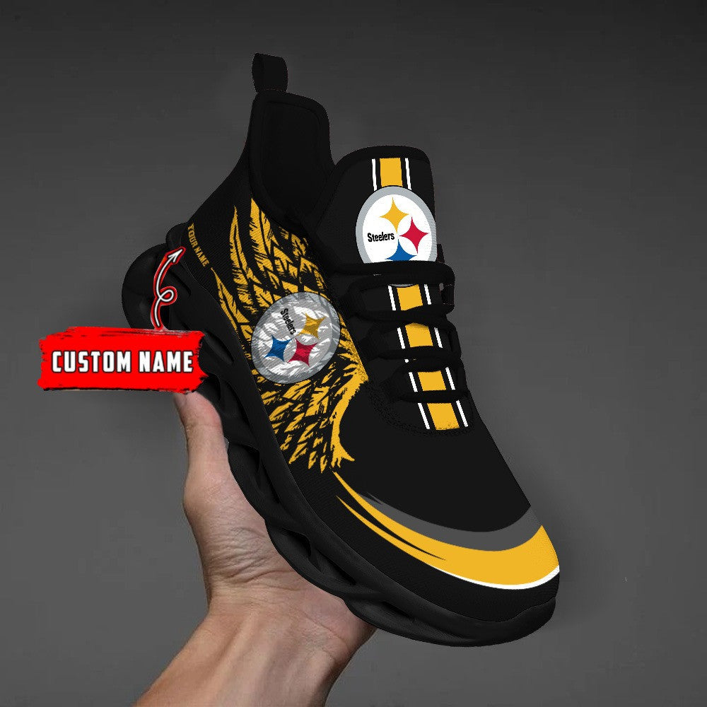 Pittsburgh Steelers Personalized Yezy Running Sneakers BB678
