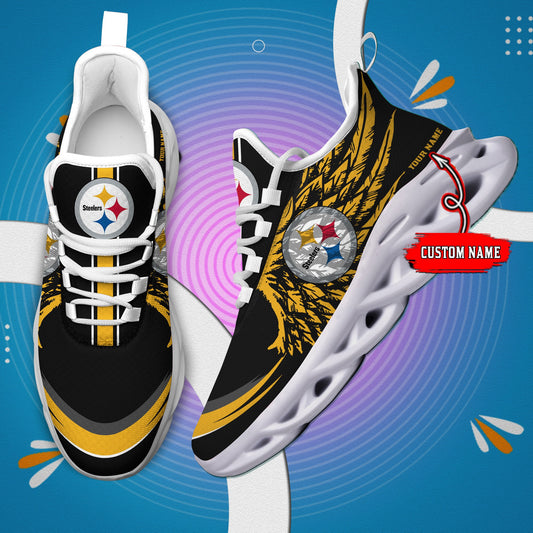Pittsburgh Steelers Personalized Yezy Running Sneakers BB678