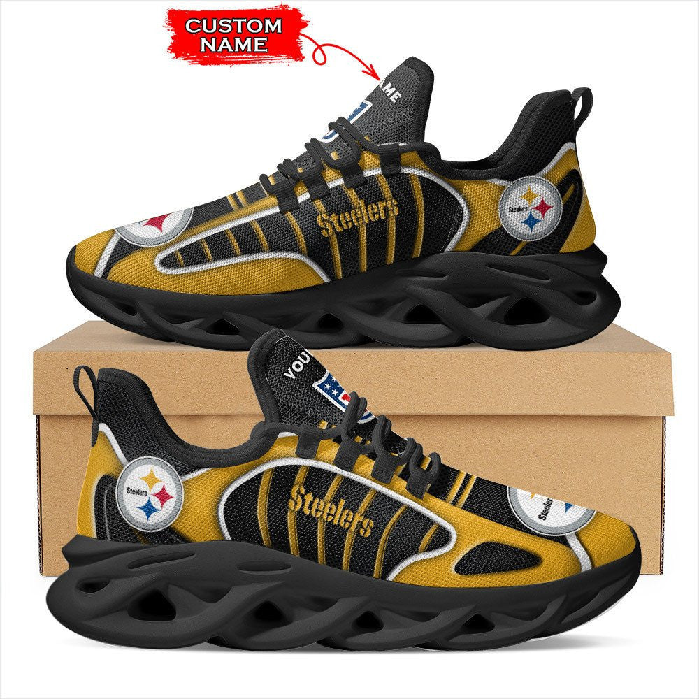 Pittsburgh Steelers Personalized Yezy Running Sneakers BG138