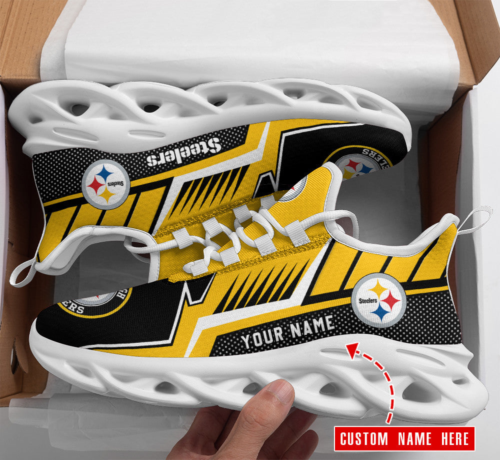 Pittsburgh Steelers Personalized Yezy Running Sneakers BG197
