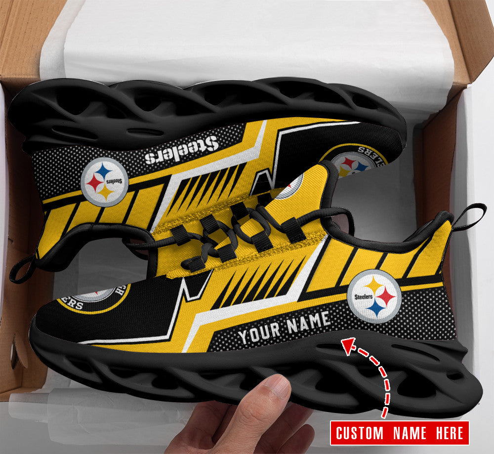 Pittsburgh Steelers Personalized Yezy Running Sneakers BG197