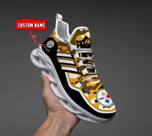 Pittsburgh Steelers Personalized Yezy Running Sneakers BG229