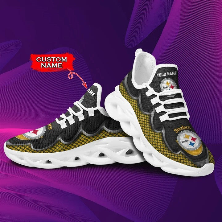 Pittsburgh Steelers Personalized Yezy Running Sneakers BG408
