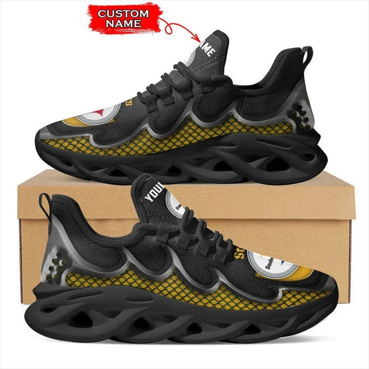 Pittsburgh Steelers Personalized Yezy Running Sneakers BG408