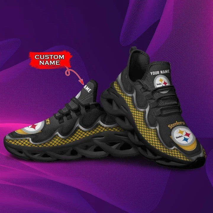 Pittsburgh Steelers Personalized Yezy Running Sneakers BG408