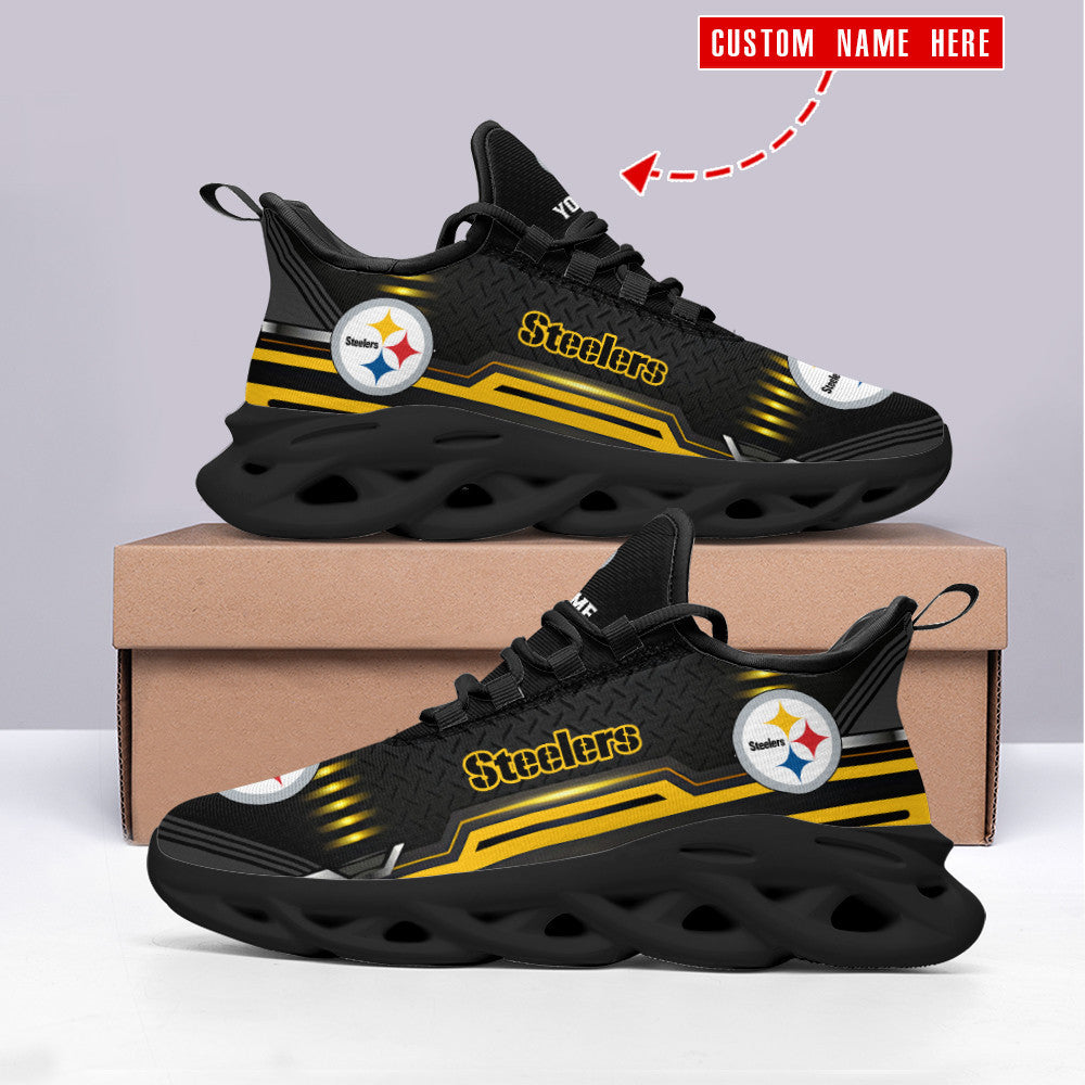 Pittsburgh Steelers Personalized Yezy Running Sneakers BG438