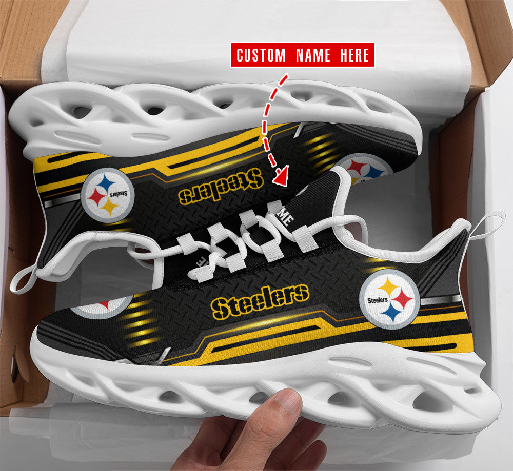 Pittsburgh Steelers Personalized Yezy Running Sneakers BG438