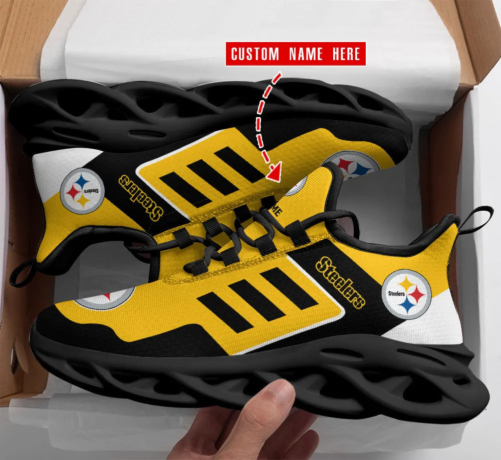 Pittsburgh Steelers Personalized Yezy Running Sneakers BG502