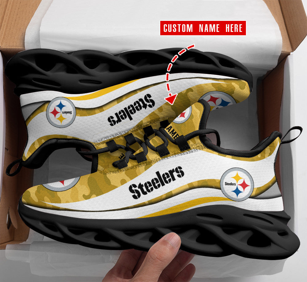 Pittsburgh Steelers Personalized Yezy Running Sneakers BG621