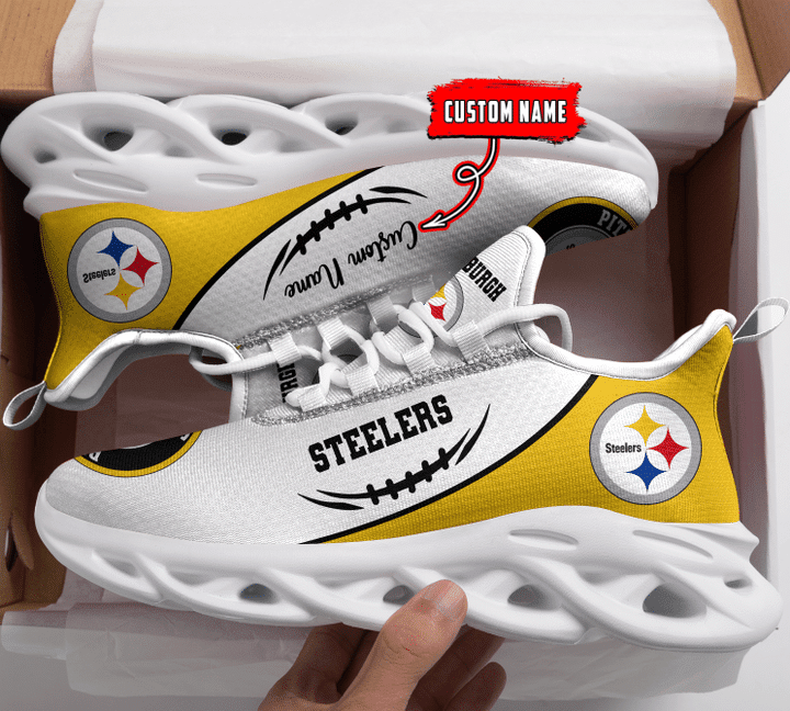 Pittsburgh Steelers Personalized Yezy Running Sneakers BG68