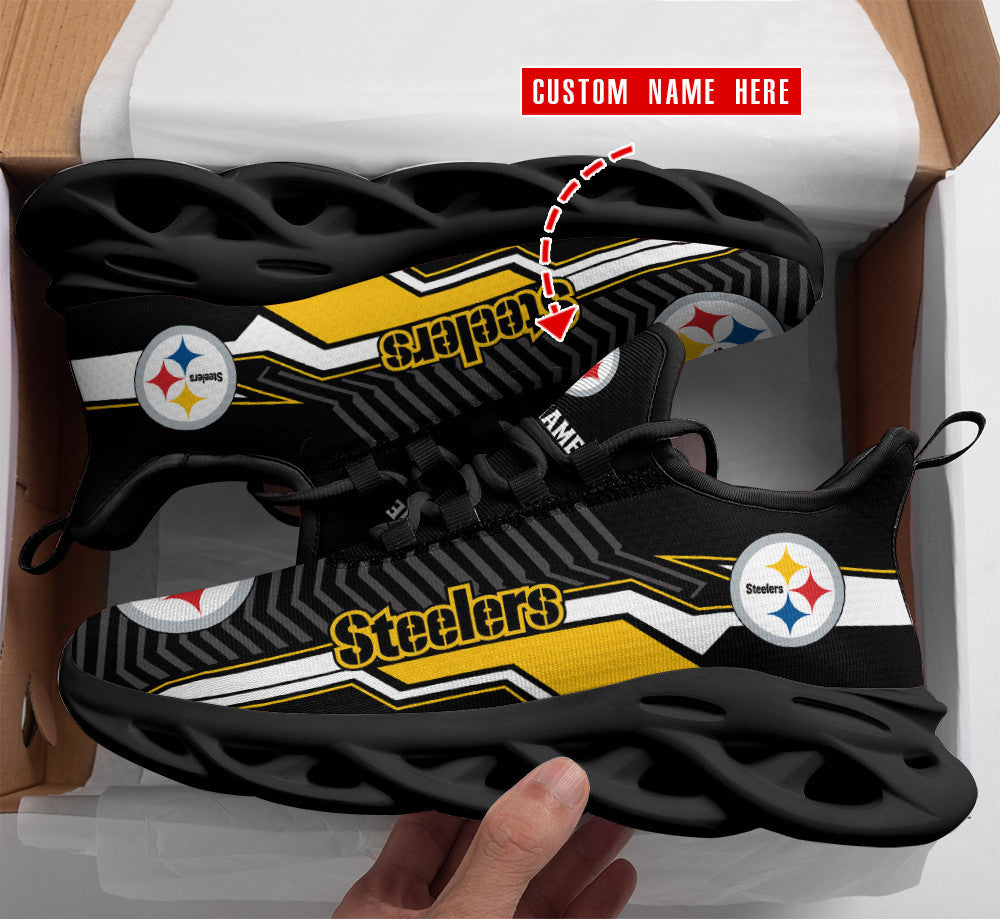 Pittsburgh Steelers Personalized Yezy Running Sneakers BG681