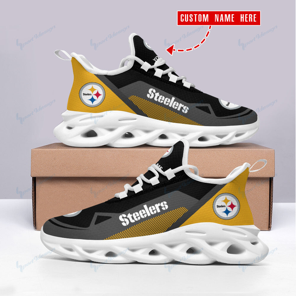 Pittsburgh Steelers Personalized Yezy Running Sneakers SPD151