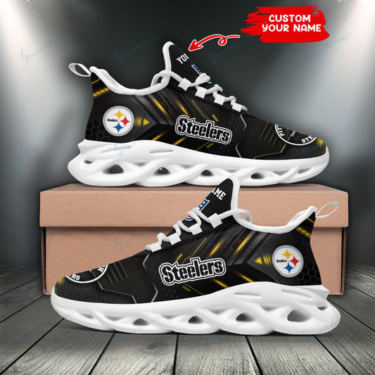 Pittsburgh Steelers Personalized Yezy Running Sneakers SPD214