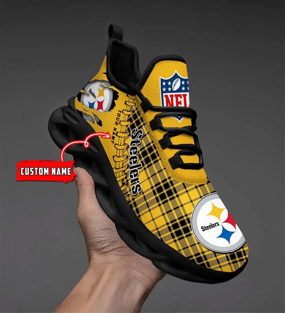 Pittsburgh Steelers Personalized Yezy Running Sneakers SPD301
