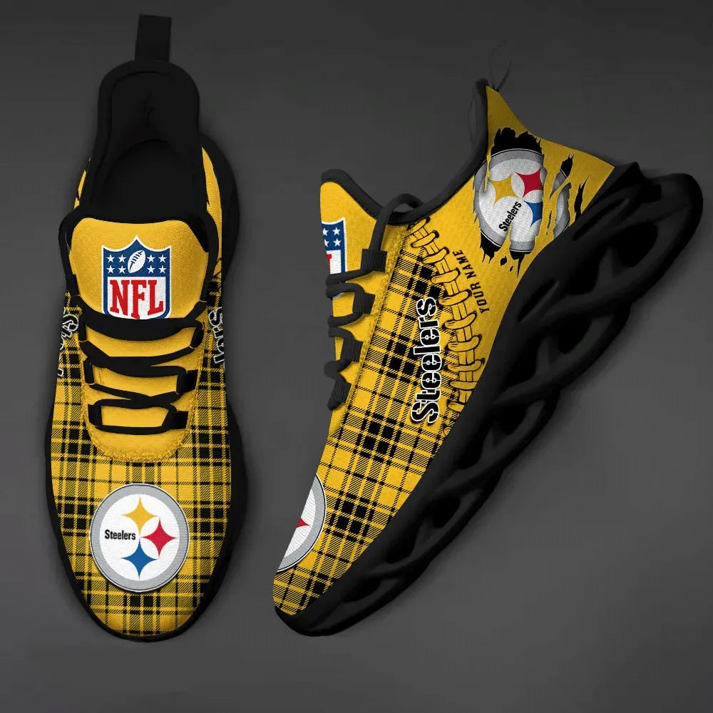 Pittsburgh Steelers Personalized Yezy Running Sneakers SPD301
