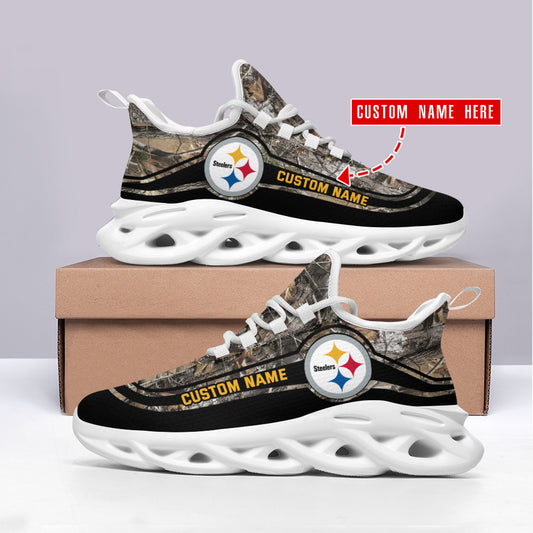 Pittsburgh Steelers Personalized Yezy Running Sneakers SPD385