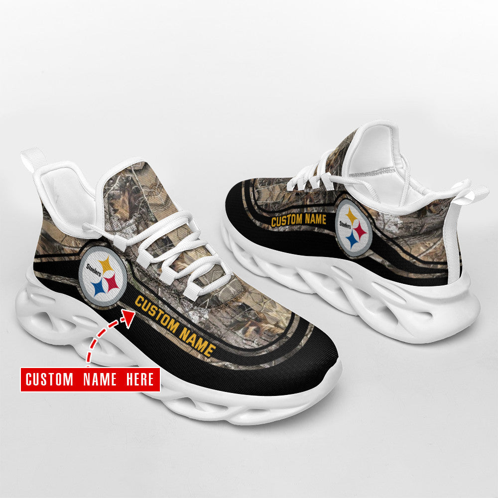 Pittsburgh Steelers Personalized Yezy Running Sneakers SPD385