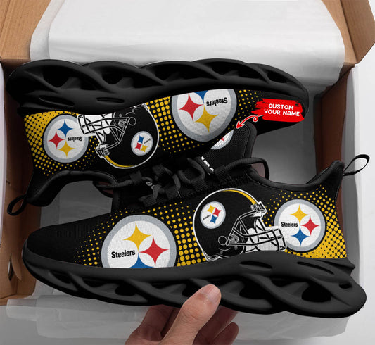 Pittsburgh Steelers Personalized Yezy Running Sneakers SPD465