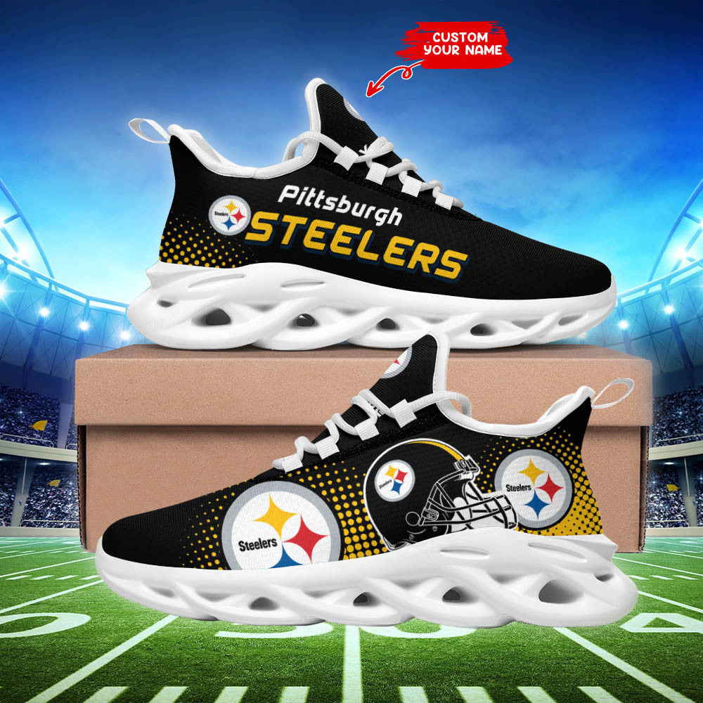 Pittsburgh Steelers Personalized Yezy Running Sneakers SPD465