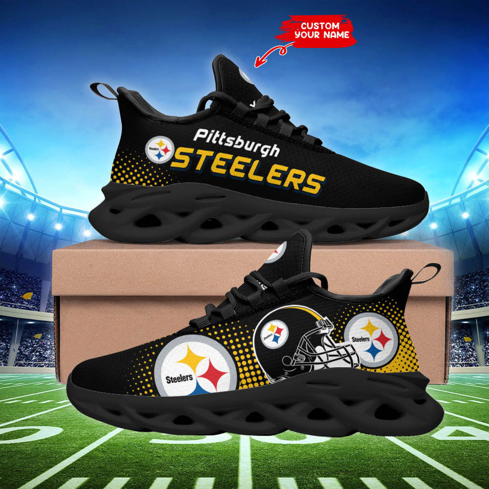 Pittsburgh Steelers Personalized Yezy Running Sneakers SPD465