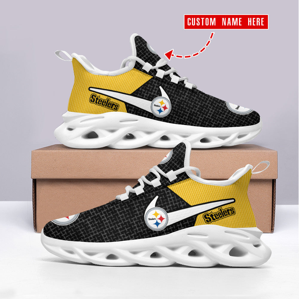 Pittsburgh Steelers Personalized Yezy Running Sneakers SPD481