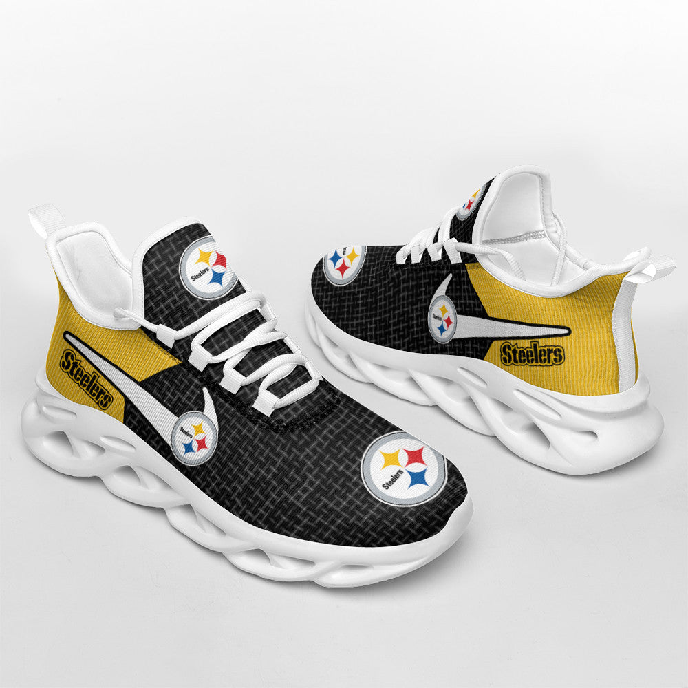 Pittsburgh Steelers Personalized Yezy Running Sneakers SPD481