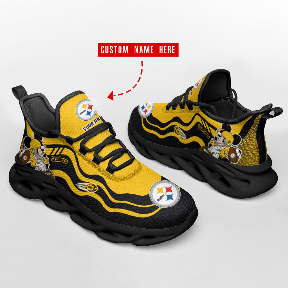 Pittsburgh Steelers Personalized Yezy Running Sneakers SPD507