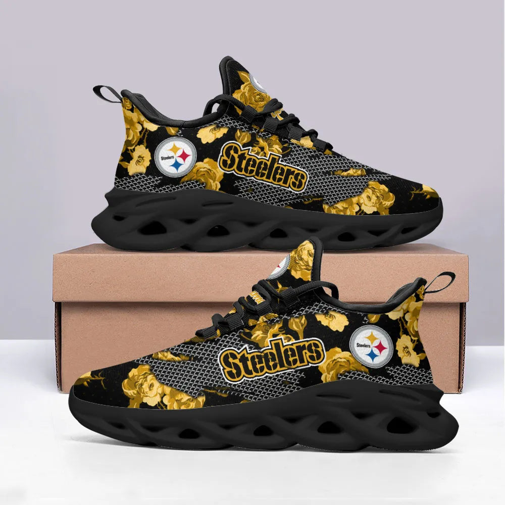 Pittsburgh Steelers Personalized Yezy Running Sneakers SPD572