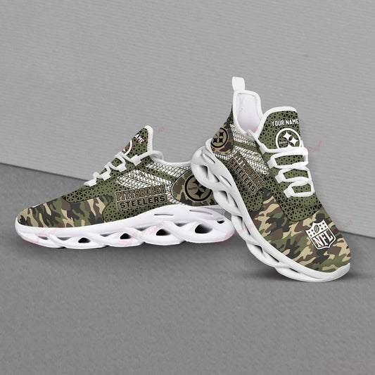 Pittsburgh Steelers Personalized Yezy Running Sneakers SPD616